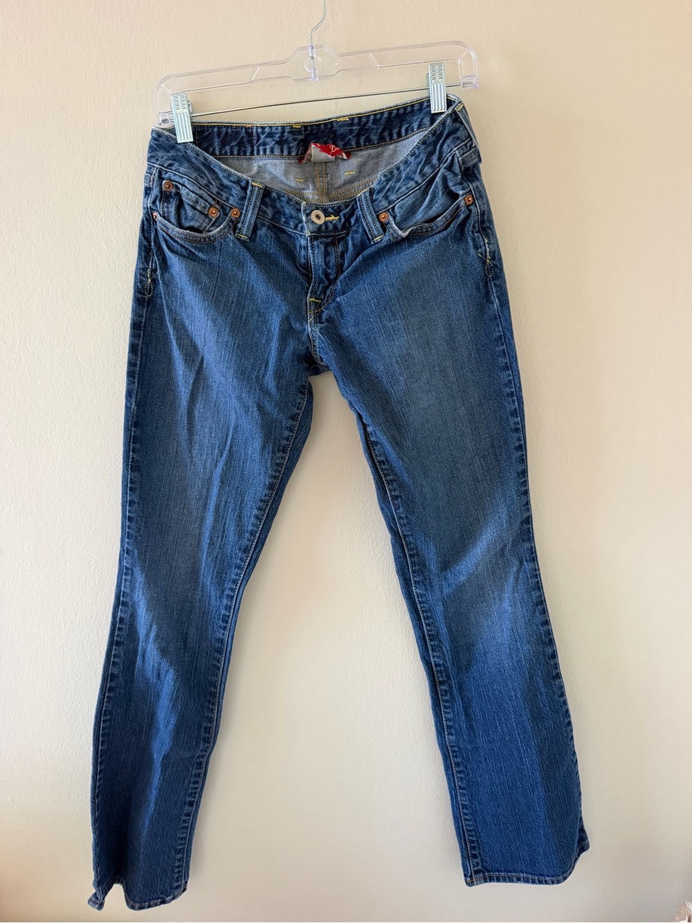 Vintage Lucky Brand Women’s Straight-Leg Jeans size 4/27 short inseam